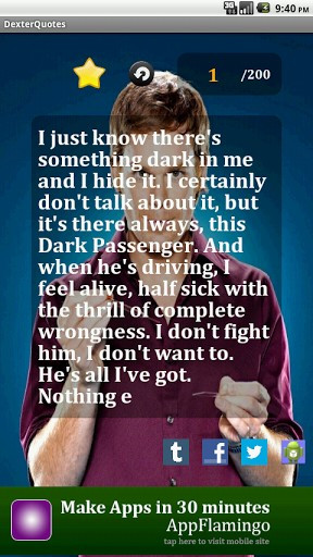 View bigger - Dexter TV Quotes for Android screenshot