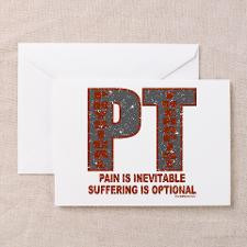 Because Physical Therapist Greeting Cards (Pk of 1