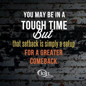 Setback → Comeback