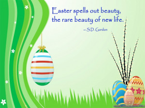 ... And Love: Easter Quotes And Picture Of The Garden Of Flowers And Eggs