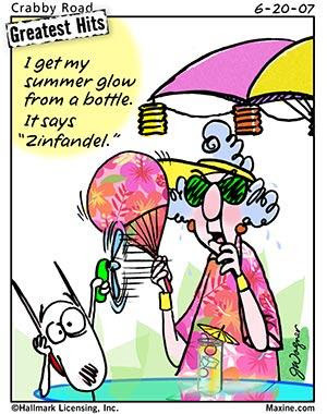 Cartoon: Maxine tells you how to get a summer glow and gives a ...