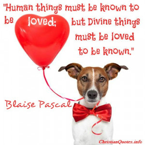 Blaise Pascal Quote – Human Things