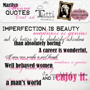 ... Friendship Quotes: Marilyn Monroe Sayings About Life In Emo Theme