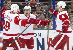 Red Wings like young goaltender Petr Mrazek's confidence; he's ...