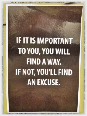 Excuse Quotes