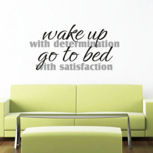 Art Wall Decal Wall Stickers Vinyl Decal Quote - Wake up with ...