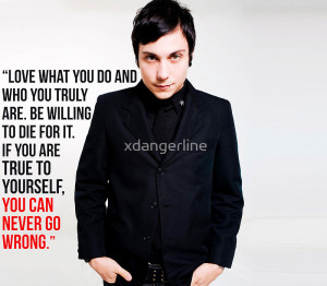 xdangerline › Portfolio › Frank Iero Quote #1