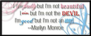 Quote: Marilyn Monroe - Pretty by xBloodRedRainx