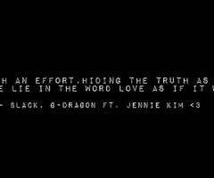 Dragon ft. Jennie Kim - Black.