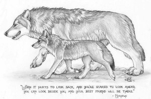 Wolf Pack Sayings My sister wolves pictures,
