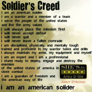 soldier's creed Image