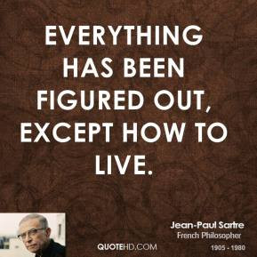 Jean-Paul Sartre Quotes