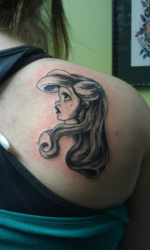 ariel the little mermaid tattoo i love this tattoo idea