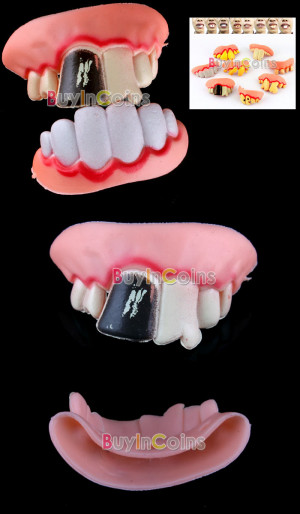 ... about Reusable Wacky Funny Vampire Denture Teeth Costume Party