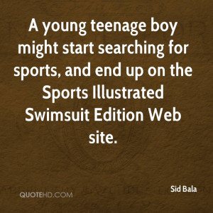 young teenage boy might start searching for sports, and end up on ...