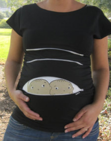 Coockuboo twins! Cool Maternity shirt, Pregnancy clothing, cute twins ...