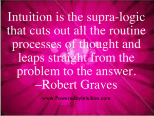 Robert Graves Quote about Intuition