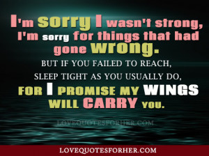 Love Quotes for Saying Sorry to Your