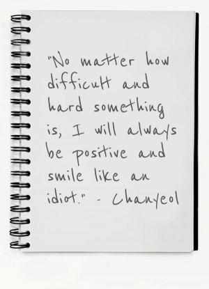 EXO QUOTES - CHAN YEOL