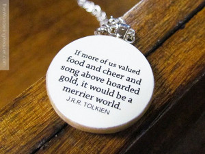 Inspirational Happiness Quote Necklace - 