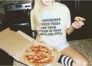 shirt top tumblr pizza quote on it funny funny shirt pizza shirt sassy ...