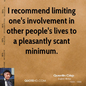 Quentin Crisp Quotes