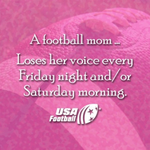 ... Football Mom Quotes Proud. a football mom. #footballmoms. via football