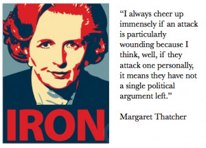 Margaret Thatcher Personal Attack Quote