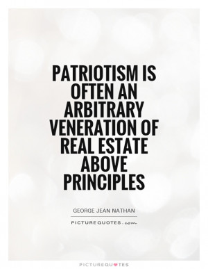 Patriotism Quotes George Jean Nathan Quotes