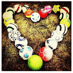 Soccer Love Quotes Soccer ball heart --- for all