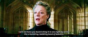 harry potter Minerva McGonagall harry potter and the goblet of fire