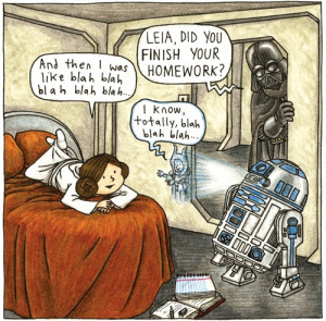 Princess Leia’s childhood if Darth Vader had been a normal dad [11 ...