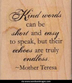 Quotes by mother teresa