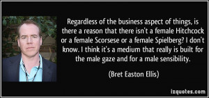 Regardless of the business aspect of things, is there a reason that ...