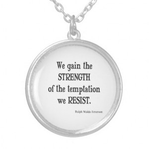 Vintage Emerson Inspirational Strength Quote Custom Jewelry
