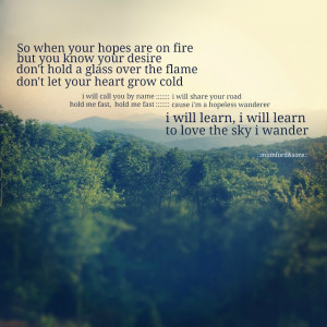 then came the gentle and quiet whisper ...