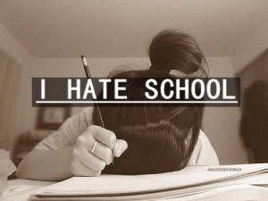 love it i hate school
