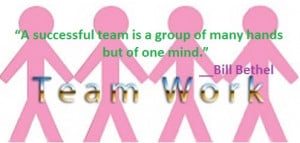 team work leads to success unity is strength team work