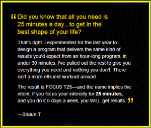 How is Focus T25 Different from Other Workouts?