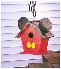 diy mickey mouse birdhouse more mickey birds mickey mouse disney ...