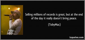 Selling millions of records is great, but at the end of the day it ...