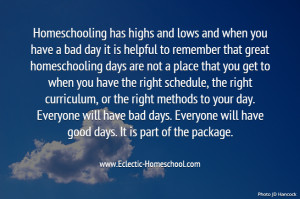 our homeschooling pilgrimage