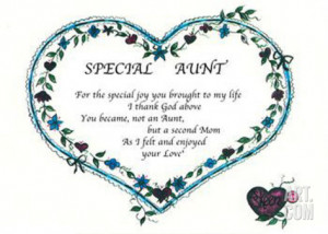 Special Aunt Print