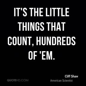 Cliff Shaw Quotes