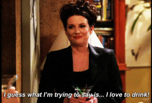 will and grace karen walker megan mullally GIF: will and grace