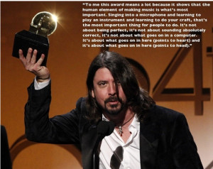 Dave Grohl General Discussion “When I think about kids watching a TV ...