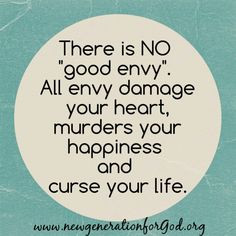 Faith - Jealousy and Envy