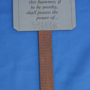 Thor Hammer Quote Wall Art/Plaque