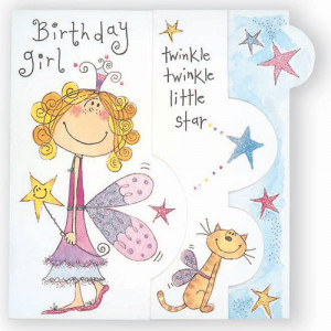 Happy Birthday Fairy Girl Card