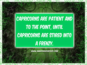 Capricorn - Random Facts